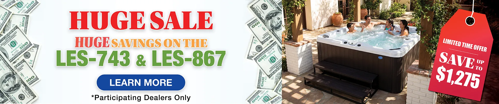 Calspas hot tub being used in a family setting - Commerce City